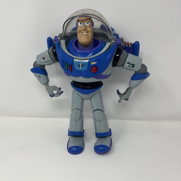 Toy Story And Beyond Blue Buzz Lightyear Disney Store 2005 Working Electronic - Picture 1 of 16